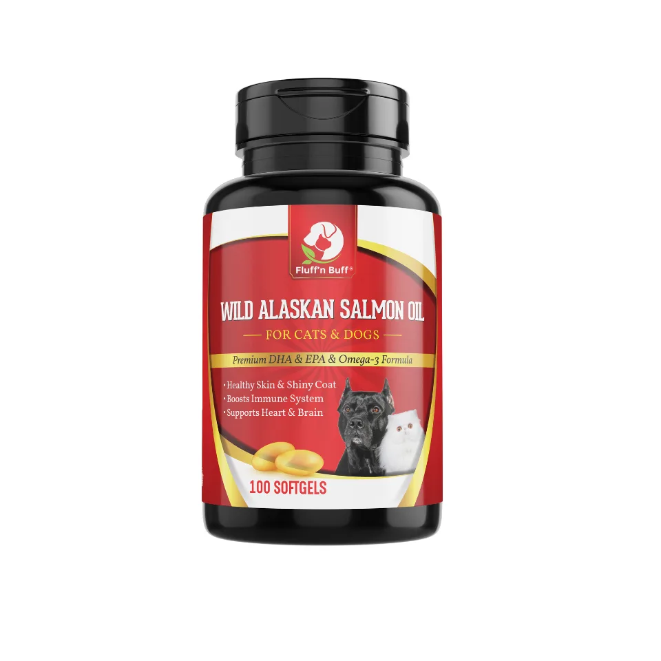Wild Alaskan Salmon Oil FOR CATS & DOG