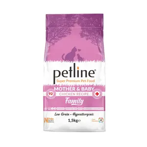 Petline Super Premium Mother & Baby Cat Food – Chicken Selection | | Nutrition for Queens & Kittens 1.5 Kg