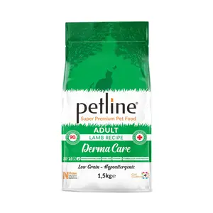 Petline Super Premium Adult Cat Food Hypoallergenic Lamb Selection 1.5 Kg