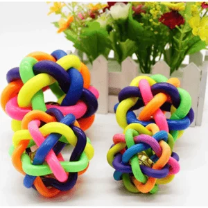 CATS & DOG Colorful Plastic Chew Toy Ball