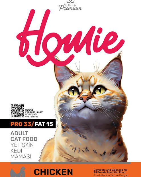 HOMIE PRO 33/FAT 15 Adult Cat Food Chicken