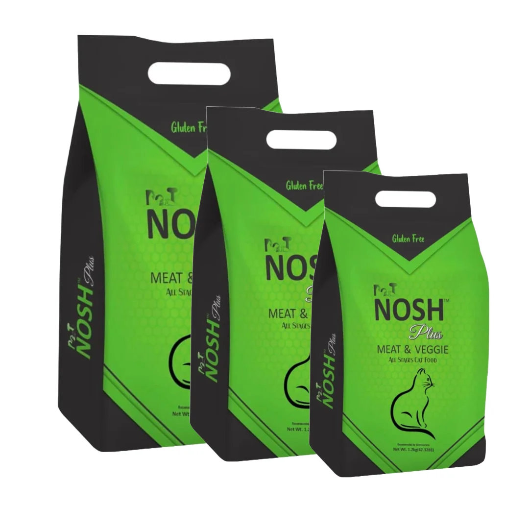 PET NOSH PLUS All Stages Cat Food Meat & Veggie