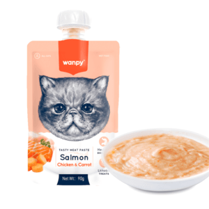 Wanpy Tasty Meat Paste Salmon with Chicken & Carrot