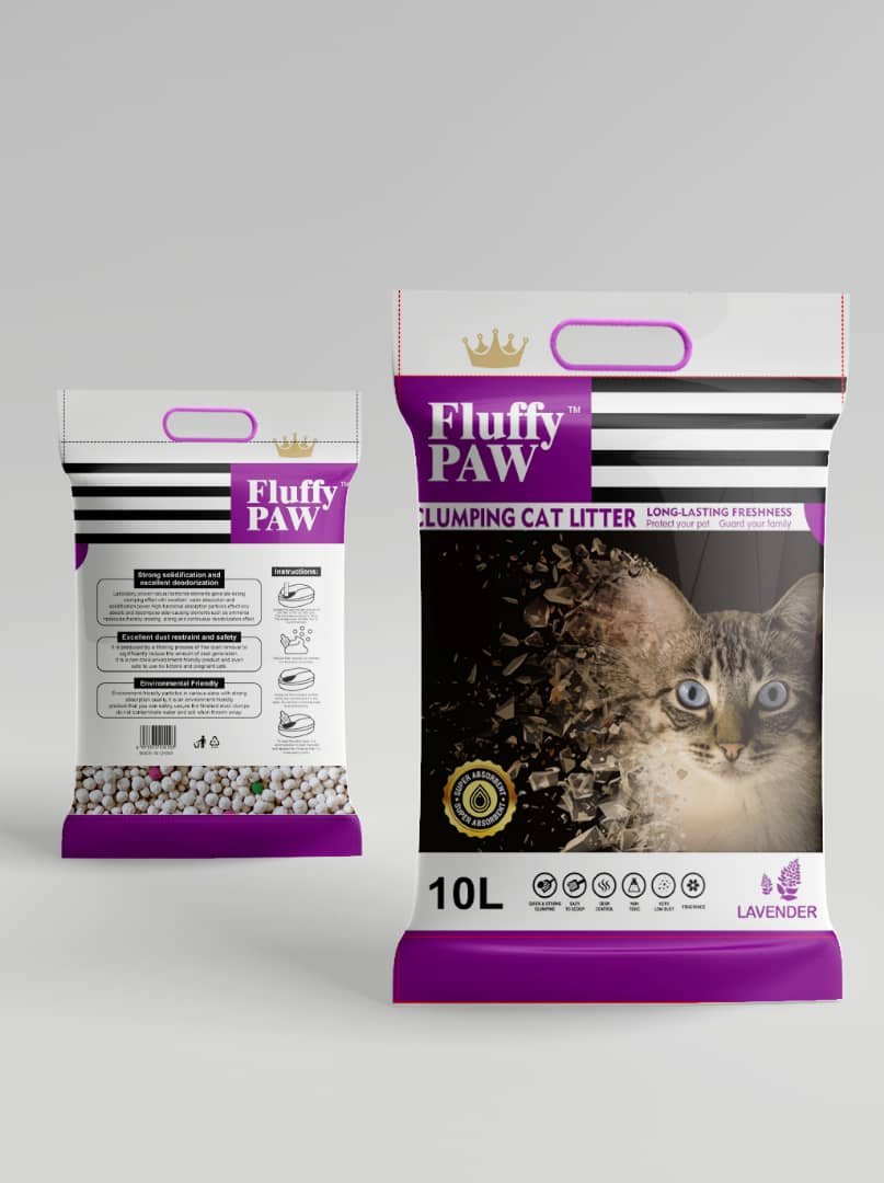 Fluffy Paw Cat Litter – Lavender Scented