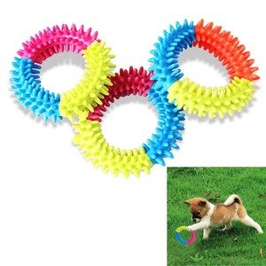 Ring Rubber Cats & Dogs Teether Toy