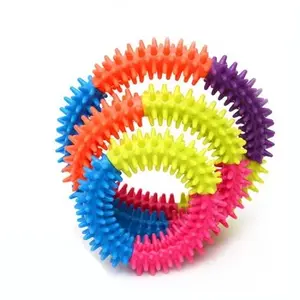 Ring Rubber Cats & Dogs Teether Toy - Image 2