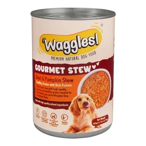 WEGGLES Dog Wet Food – Gourmet Stew with Beef & Pumpkin