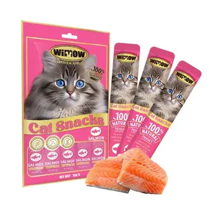 WIMOW Creamy Cat Treats – Salmon Flavour